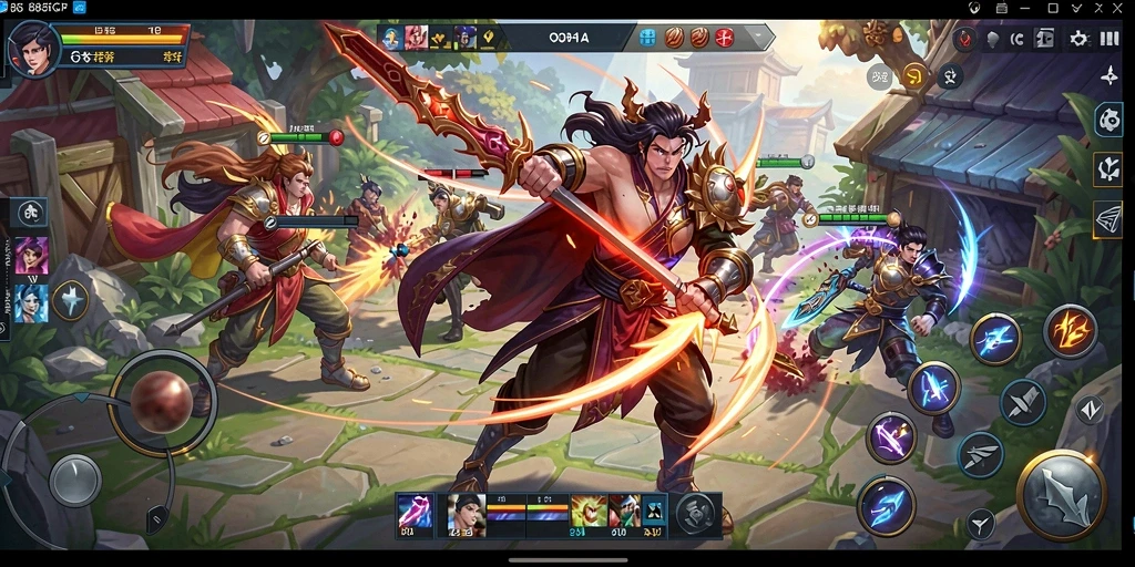 Screenshot utama gameplay 8G8G yang menegangkan.