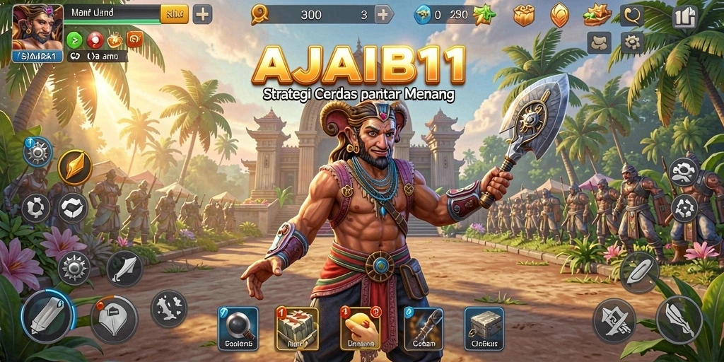 Tampilan gameplay mendebarkan AJAIB11 dengan strategi yang menantang.