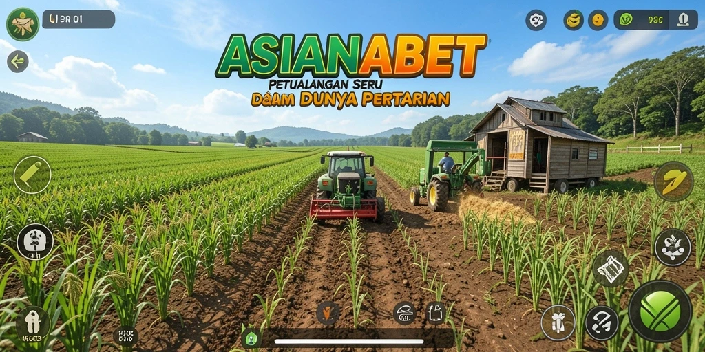 Tampilan gameplay menarik dari ASIANABET menunjukkan keseruan bertani.