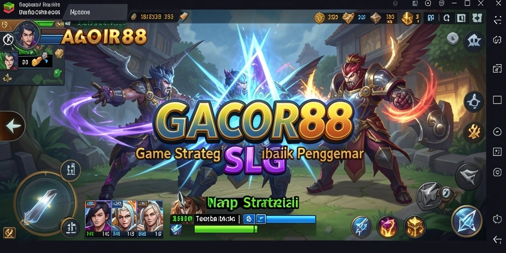 Tampilan seru gameplay SLG dalam GACOR88 dengan banyak aksi.