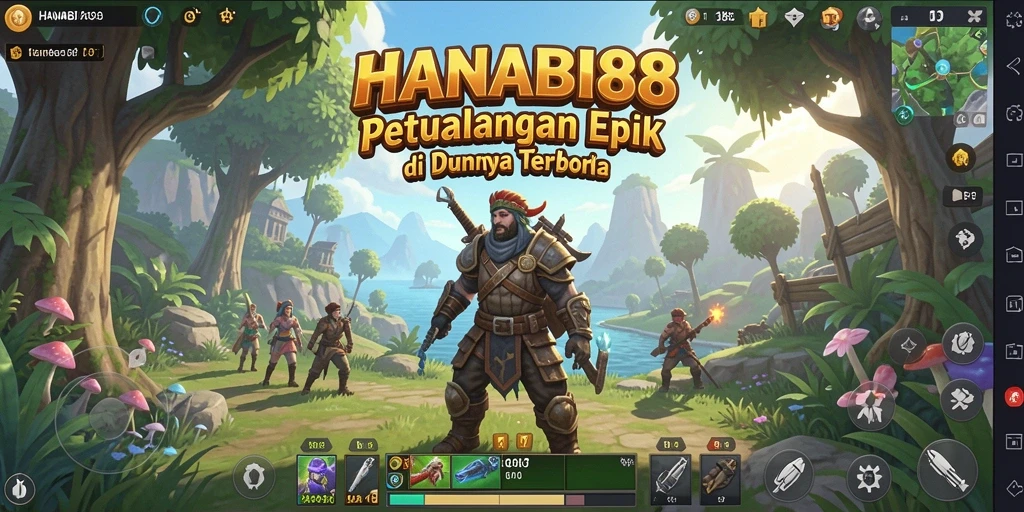 Tampilan gameplay yang memukau dari HANABI88 di dunia terbuka.