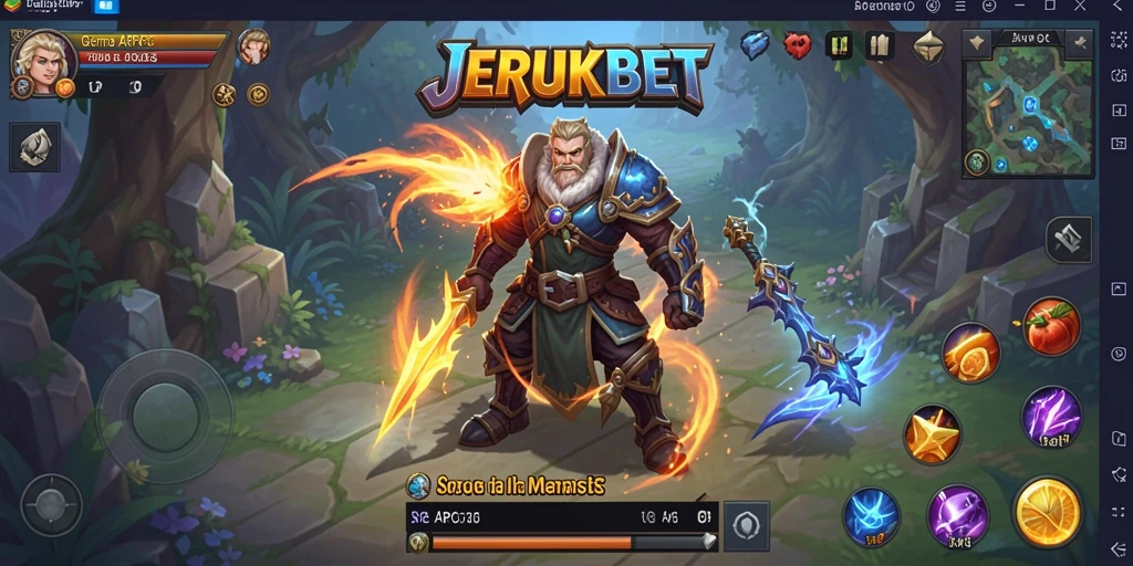 Tampilan gameplay seru dan menarik dari JERUKBET di dunia ARPG.