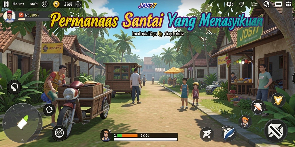 Screenshot JOS77 menampilkan tampilan menarik saat gameplay Casual.