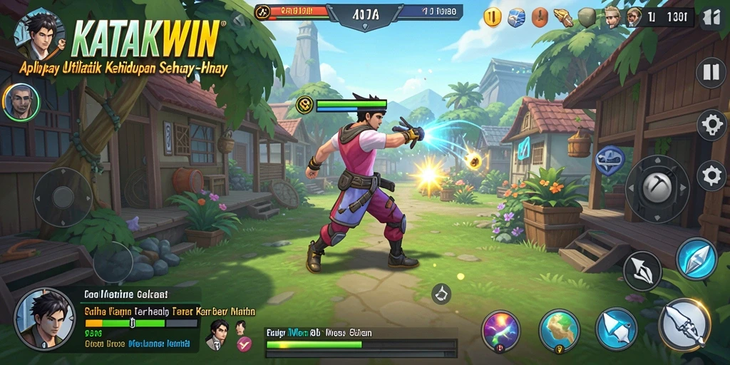 Screenshot utama KATAKWIN menampilkan antarmuka pengguna yang intuitif.