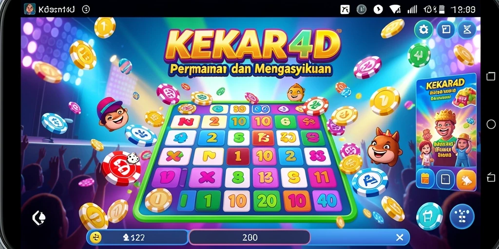Tampilan gameplay Bingo KEKAR4D yang menarik dan interaktif.