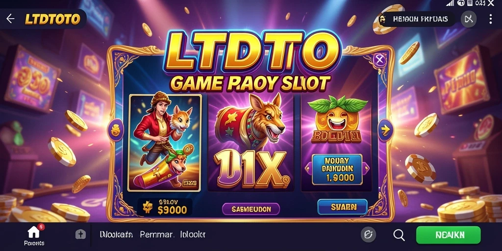 Tampilan gameplay LTDTOTO yang menawan dengan berbagai tema Slot.
