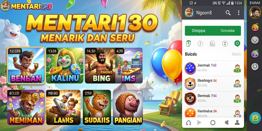 Tampilan screenshot gameplay MENTARI138 yang seru dan interaktif.
