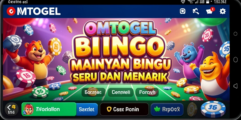 Tampilan gameplay Bingo yang menarik dan interaktif.