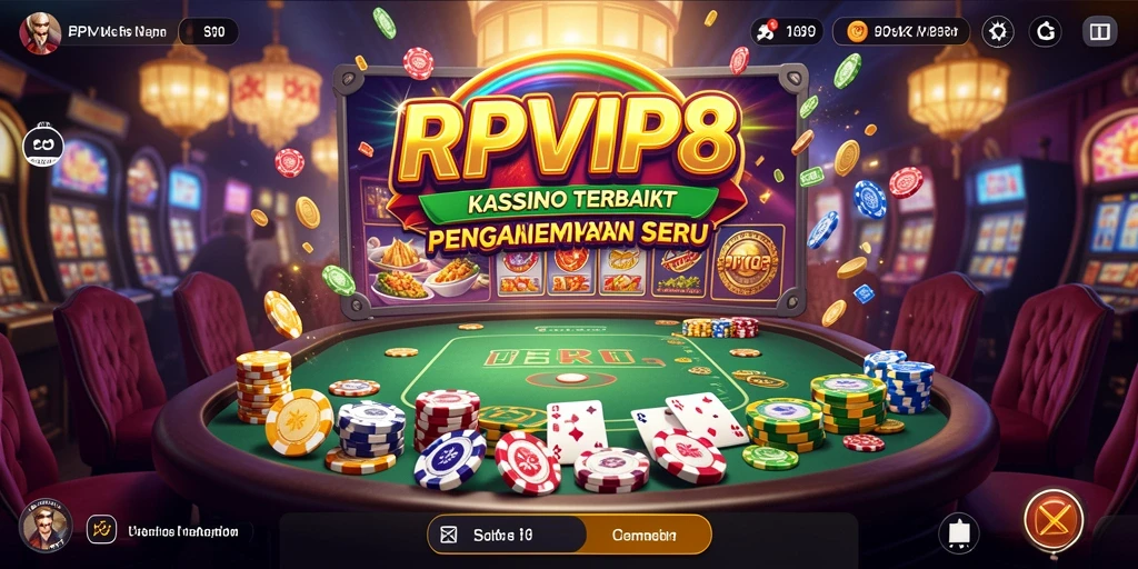 Screenshot RPVIP8 menunjukkan gameplay Kasino yang seru dan interaktif.