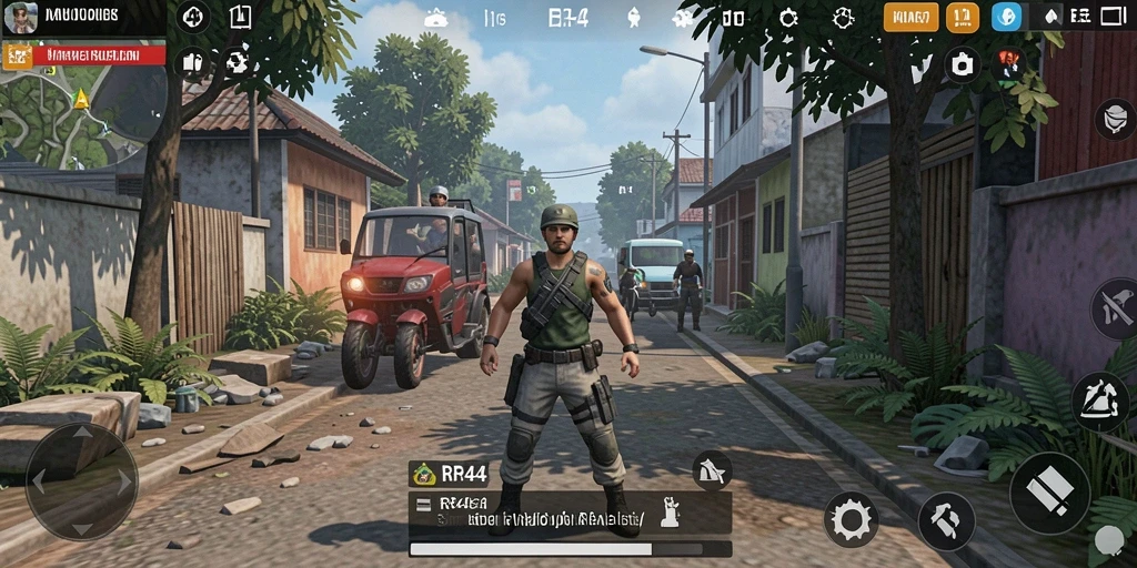 Tampilan gameplay RR44 dengan interaksi sosial yang mendalam.