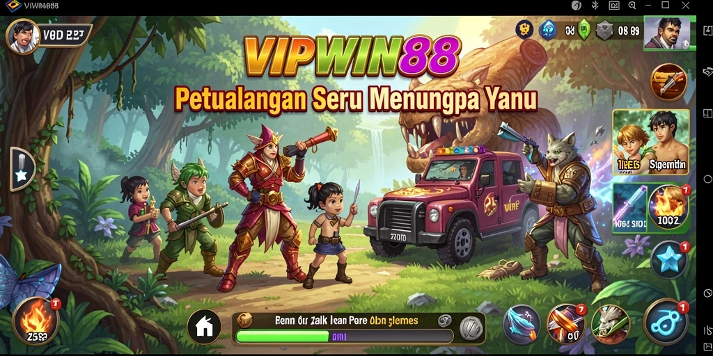 Gameplay menarik dalam <strong>VIPWIN88</strong> yang mengajak pemain menjelajah dunia petualangan.